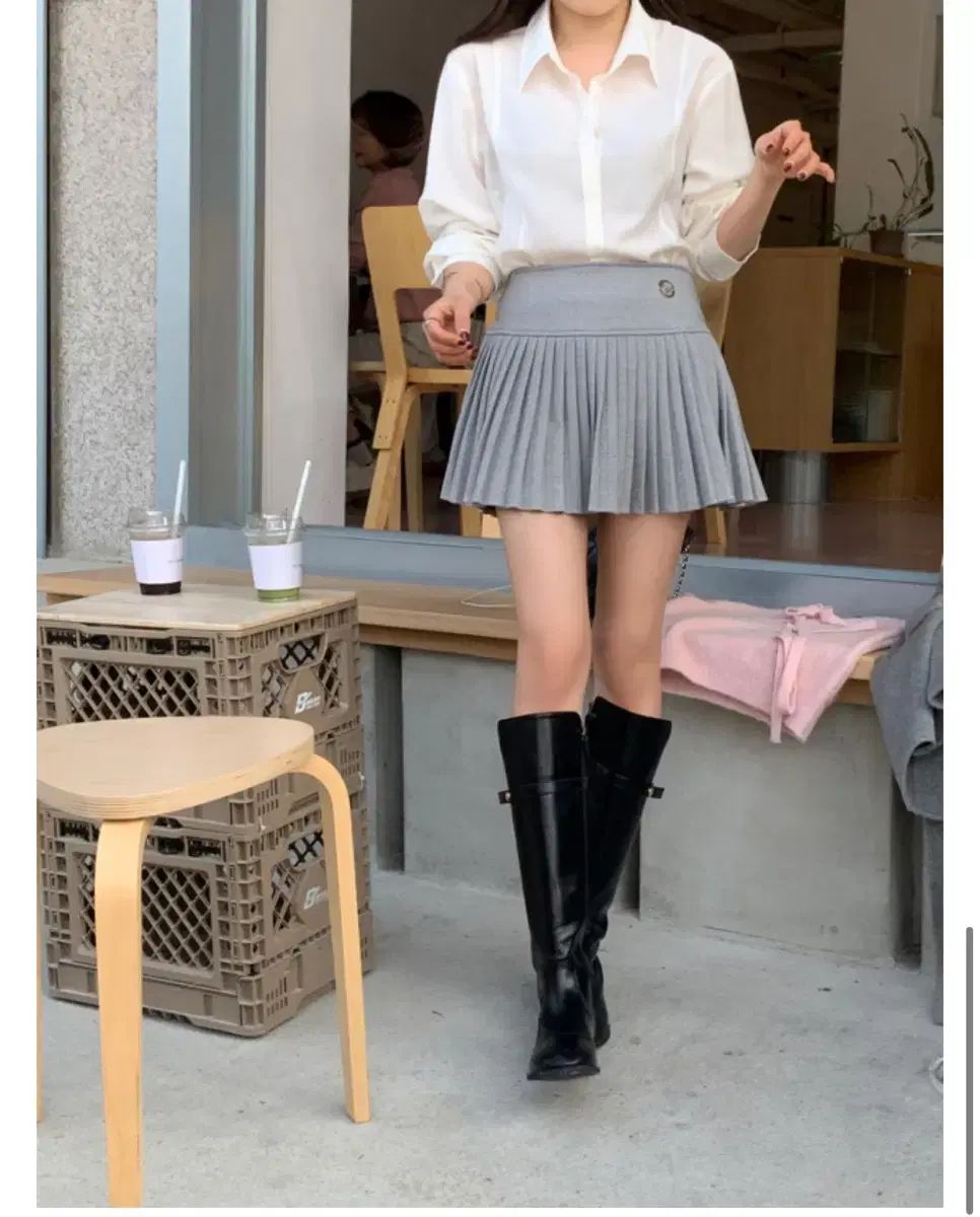 プリーツ スカート