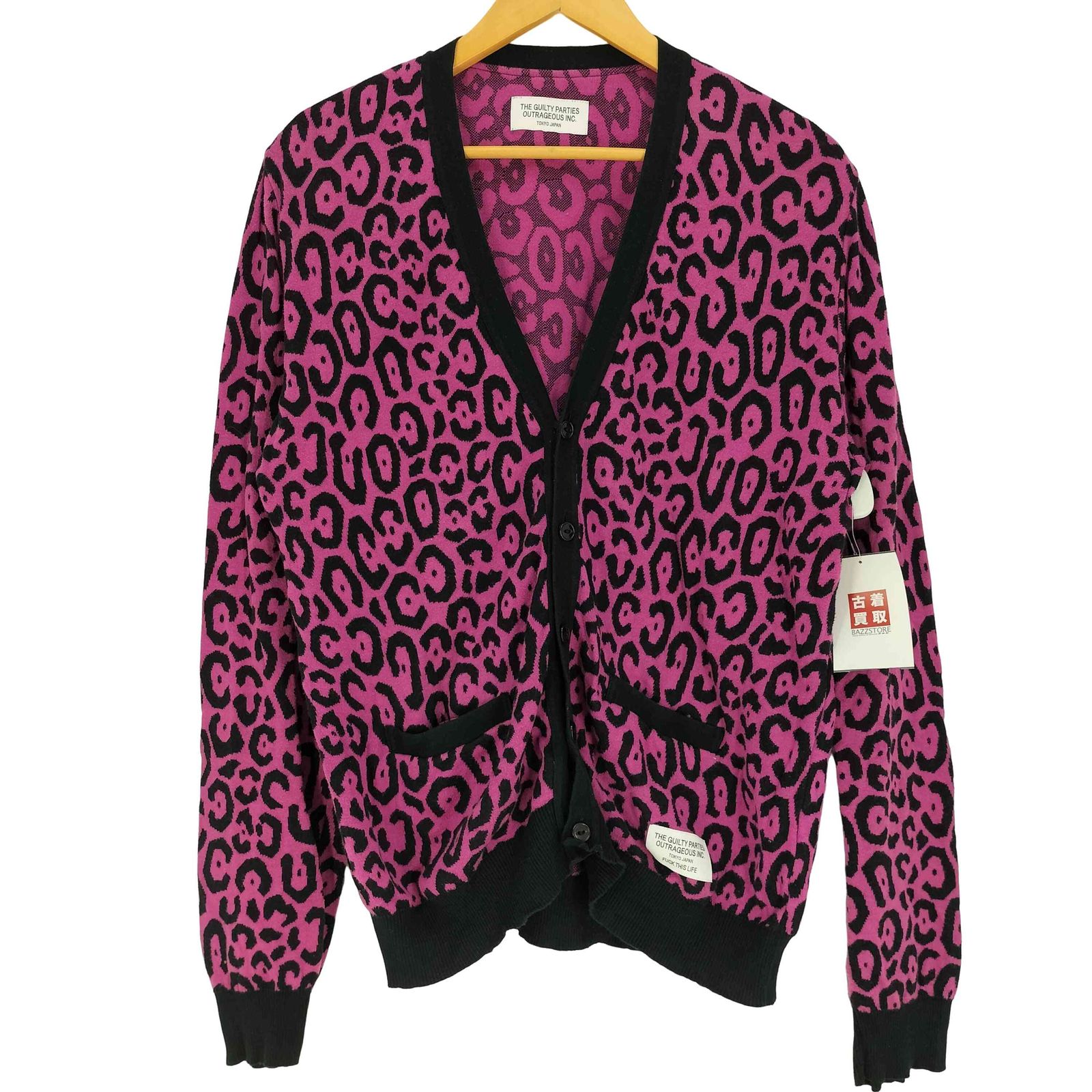 ワコマリア WACKO MARIA 14SS Leopard Cotton Cardigan レオパード