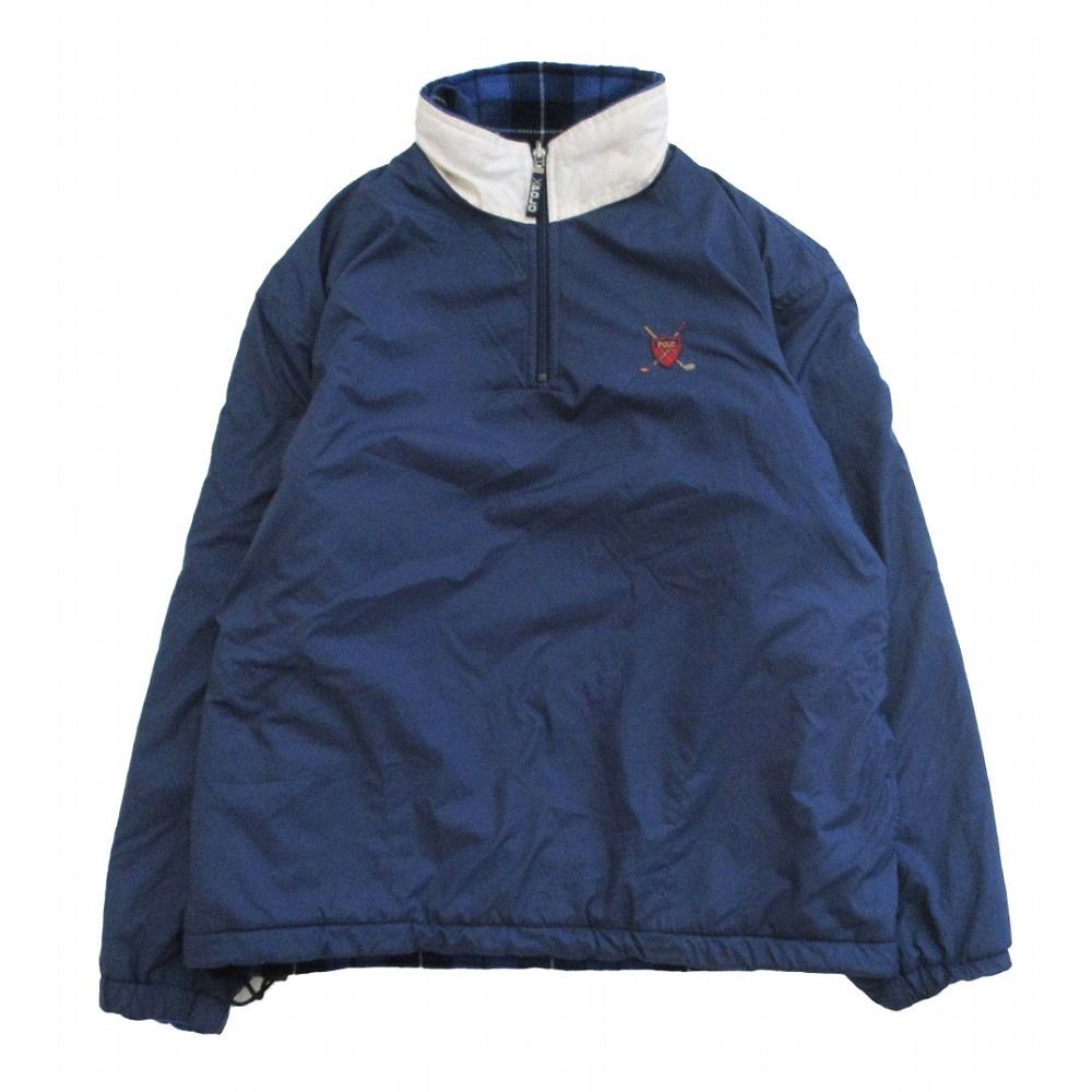 POLO GOLF RALPH LAUREN ロゴ刺繍 ナイロン ジャケット POLO GOLF RALPH LAUREN ポロゴルフラルフローレン リバーシブル