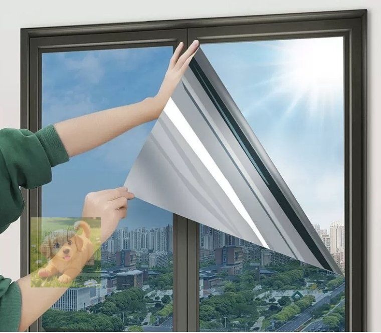 断熱シール窓用フィルム 目隠し防犯 遮光 断熱 遮熱 紫外線対策 窓ガラスミラーフィルム ガラスフィルム 遮熱シート断熱フィルム シール家