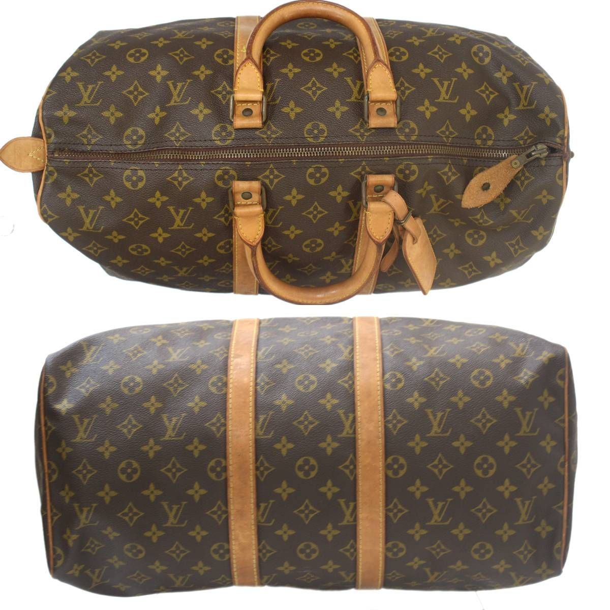 Louis Vuitton ボストンバッグ 大型 キーポル45 旧タイプ 中古・古着通販】LOUIS VUITTON (ルイ ヴィトン) キーポル45