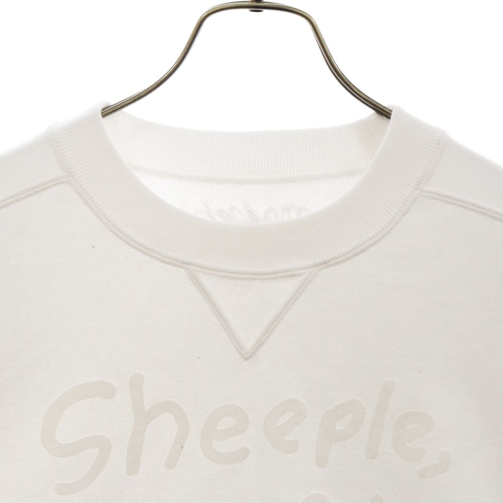 sacaiサカイ★ホワイト Print Pullover スウェットシャツ Sacai (サカイ) 22AW×MADSAKI マサキ Flock Print Pullover