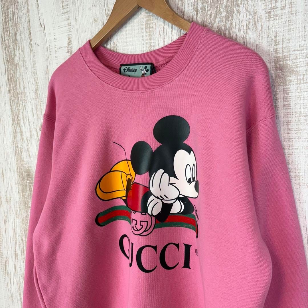 新品未使用 Disney × GUCCI ディズニー グッチ コラボ ミッキー ロゴ