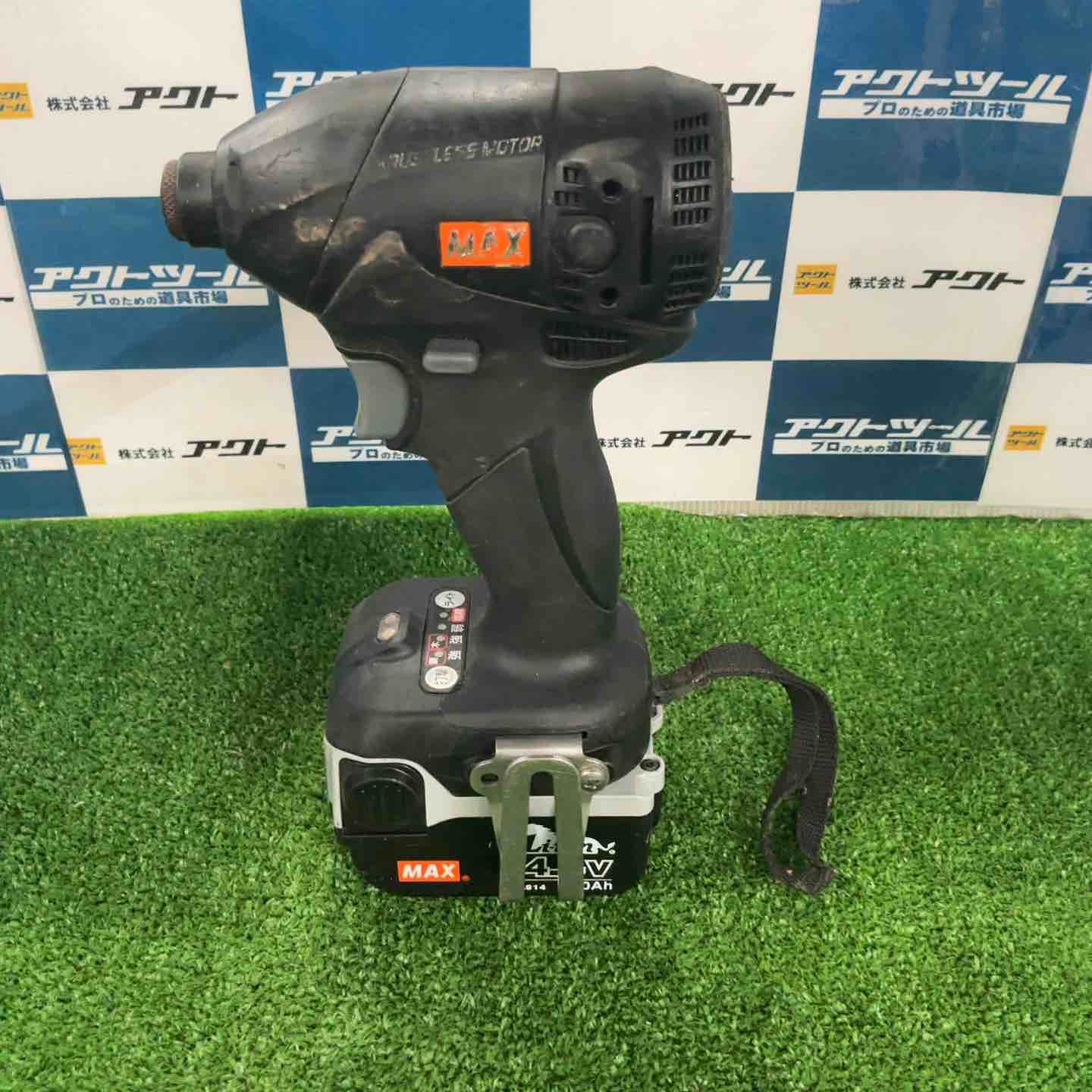 マックス MAX コードレスインパクトドライバ PJ-ID144-B2C K ブラック 草加店