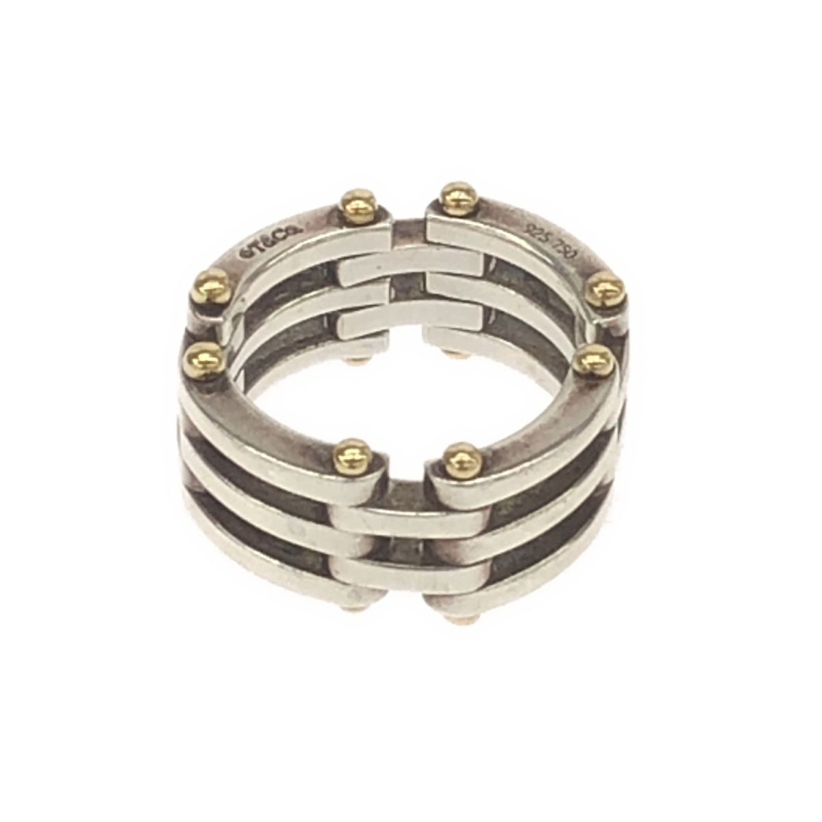 TIFFANY ティファニー ゲートリング　コンビ Tiffany & Co.(ティファニー)」 Old Tiffany & Co. Gate Combo
