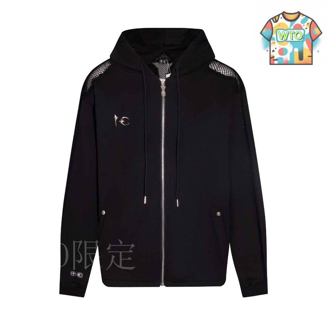 今日 Thug Club メタルロゴ スター - 月 連帽ウエア-1