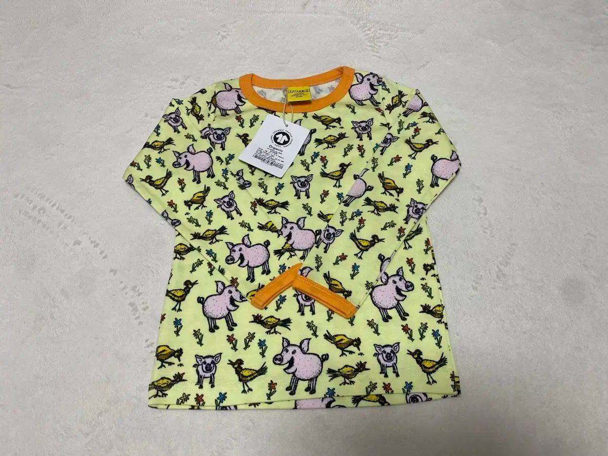 ダン オレンジブタ ルーミーリーグ グリーン 長袖 98