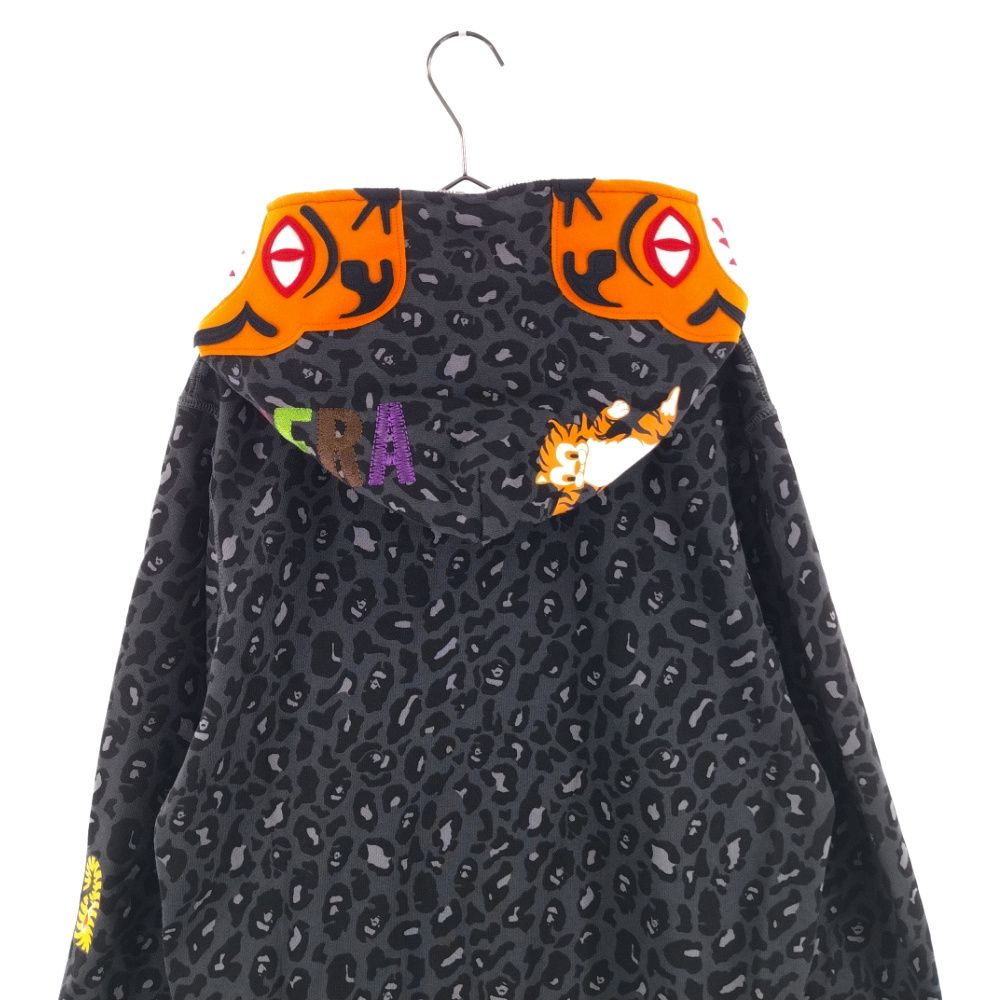 A BATHING APE (アベイシングエイプ) Leopard Print Tiger Hoodie