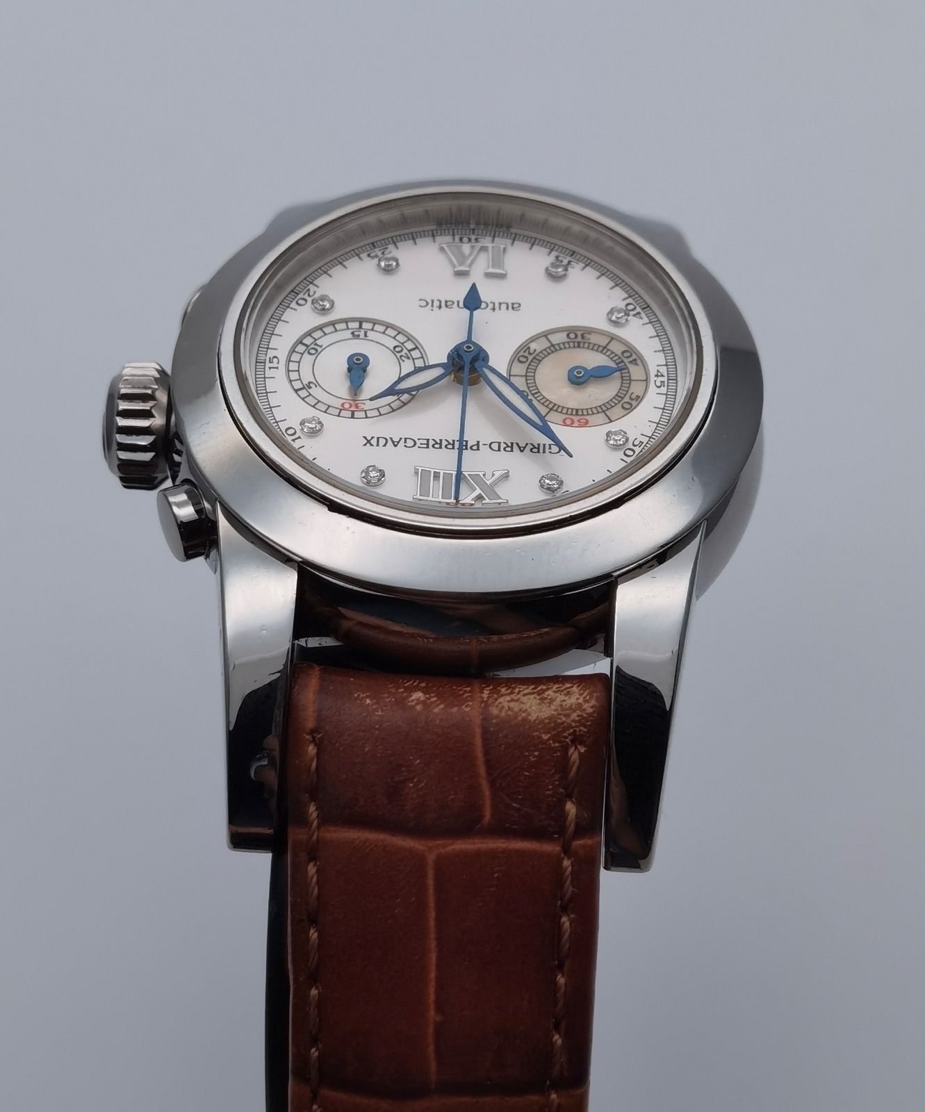 ジラール・ペルゴ GIRARD PERREGAUX 80440D-11AB スモールクロノグラフ ダイヤベゼル 自動巻き レディース _837815 GIRARD-PERREGAUX - ジラール・ペルゴ GIRARD PERREGAUX 80440D-11AB