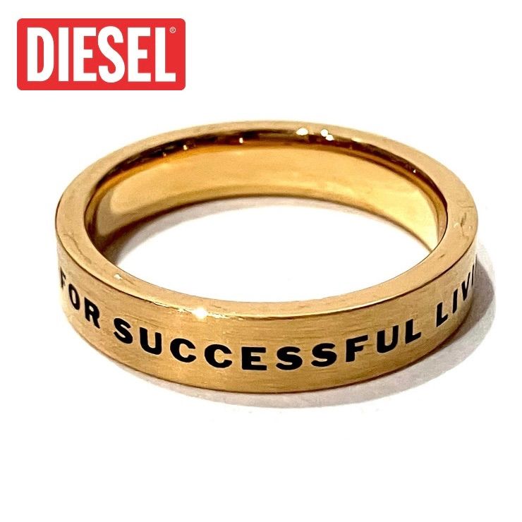訳あり特価】DIESEL ディーゼル リング サクセスフルロゴ 訳あり特価】DIESEL ディーゼル リング サクセスフルロゴ