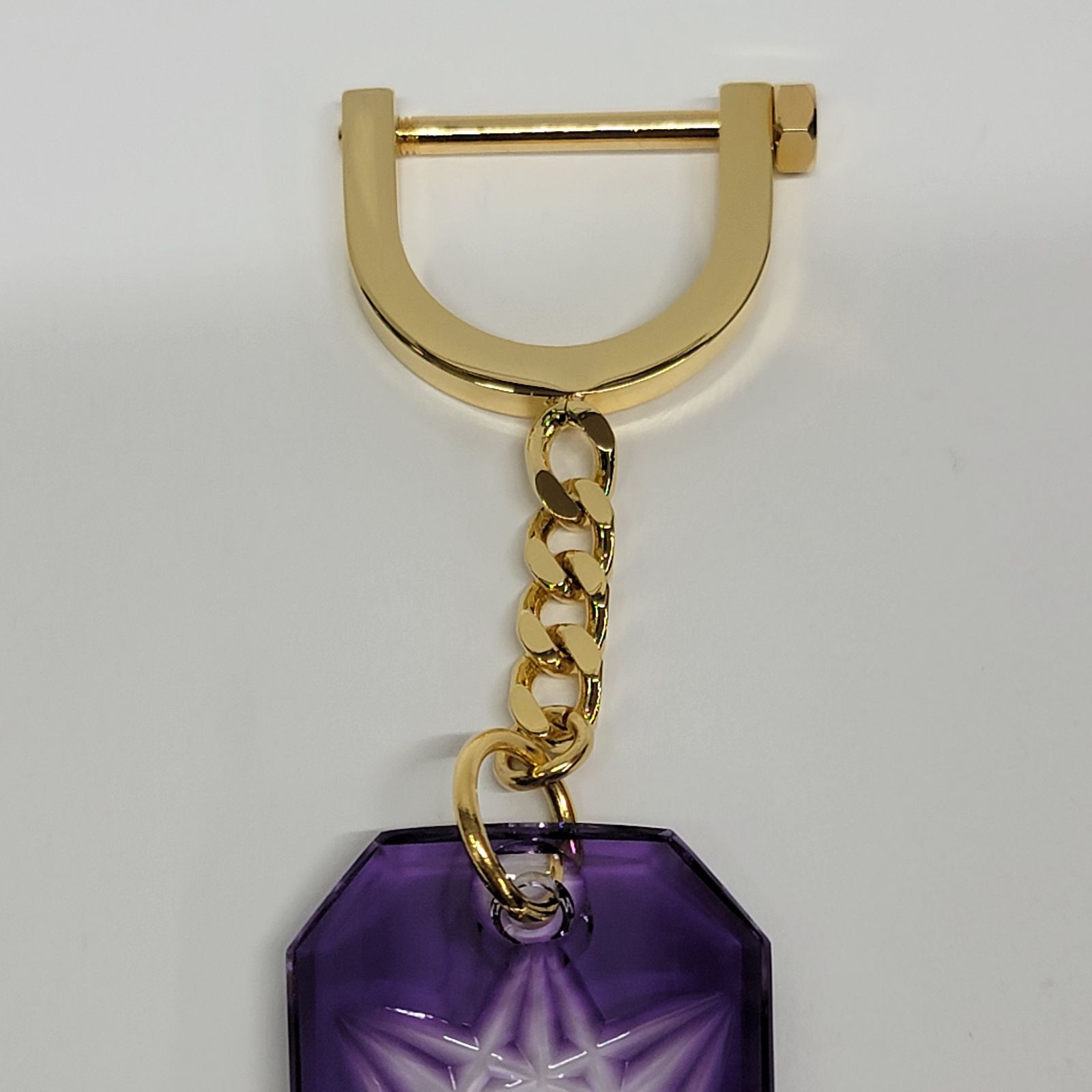 ☆1285 SHIMADZU 島津薩摩切子 キーホルダー - メルカリ