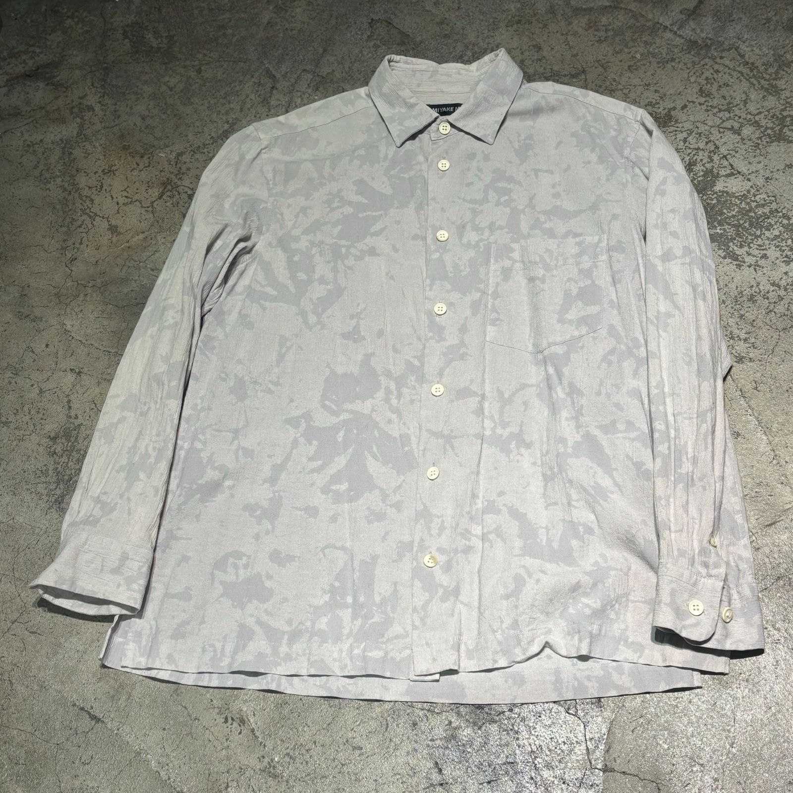 ISSEY MIYAKE MEN イッセイミヤケメン ME63FJ109 総柄シャツ