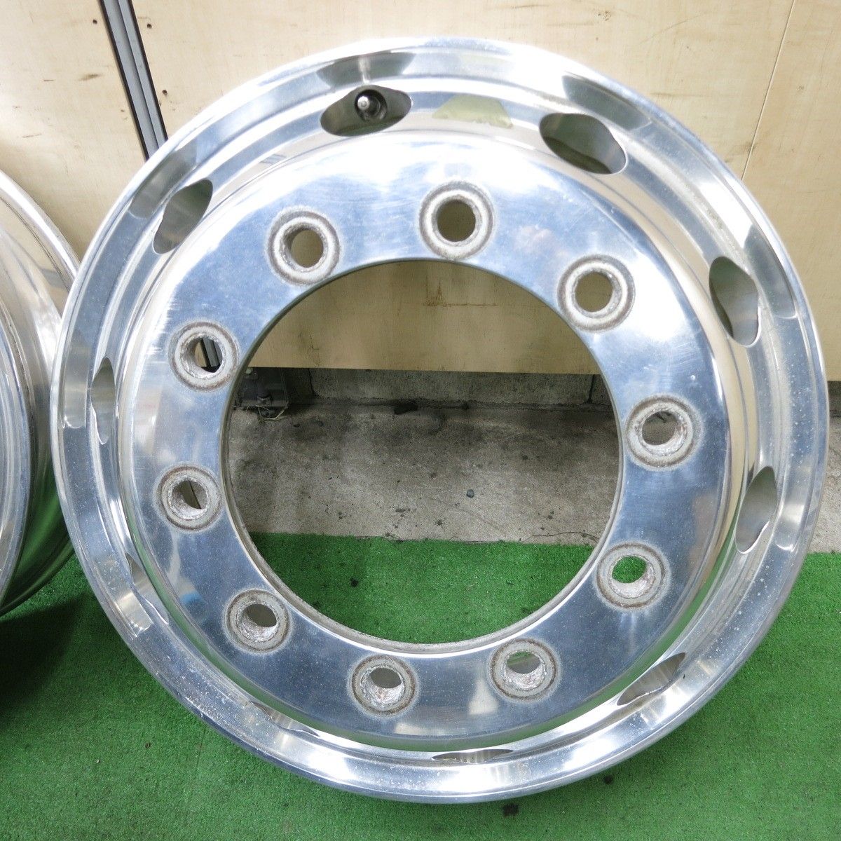 【保障できる！】 送料無料 2本価格 トラック ALCOA アルミ ホイール 22.5インチ 22.5×7.50 アルコア PCD335|10H 5100706ナホ