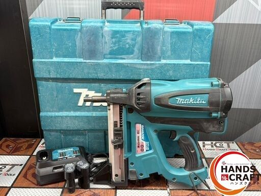 〇マキタ Makita GN420C コンクリート用ガスピン打ち機 バッテリ×2 充電器付き ガス無し ハンズクラフト佐賀