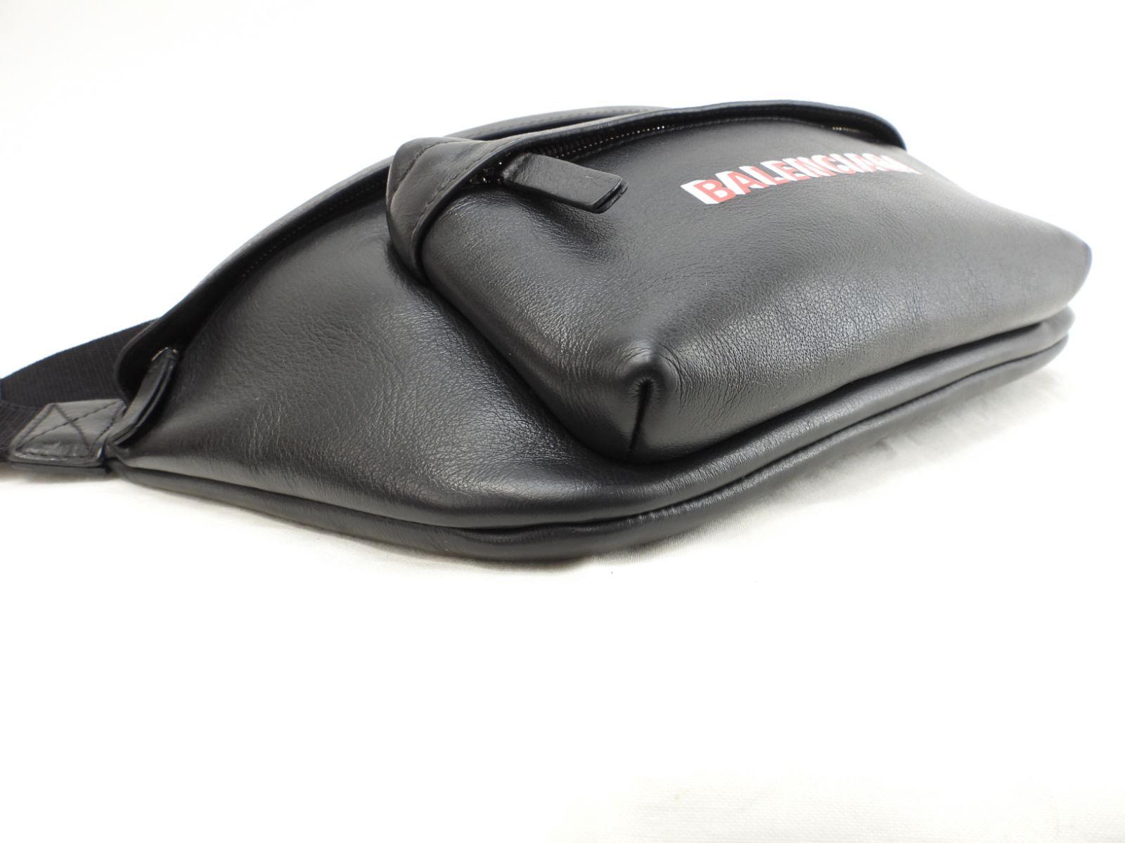 【美品】バレンシアガ エブリデイ ベルトバッグ ボディバッグ ブラック レザー EVERYDAY（BALENCIAGA） バレンシアガ ベルトバッグ エブリデイ レザー