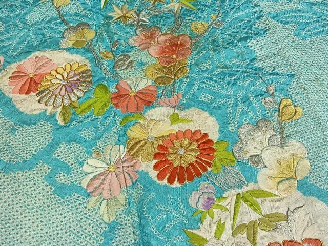 平和屋着物□上質な色無地 草花地紋 紅樺色 正絹 逸品 DAAS9479ma 平和