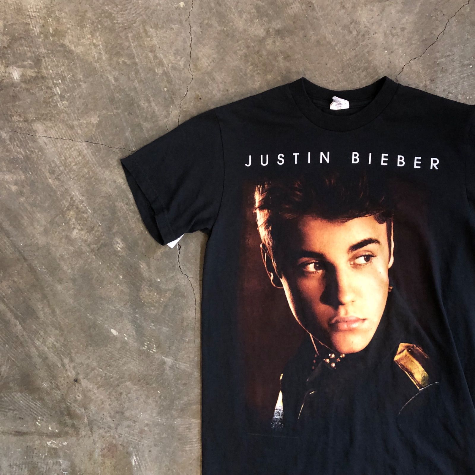 古着 JUSTIN BIEBER ジャスティンビーバー バンドTシャツ バンT メンズS相当 /eaa565936 古着 BAY J STAND JUSTIN BIEBER ジャスティンビーバー バンドT