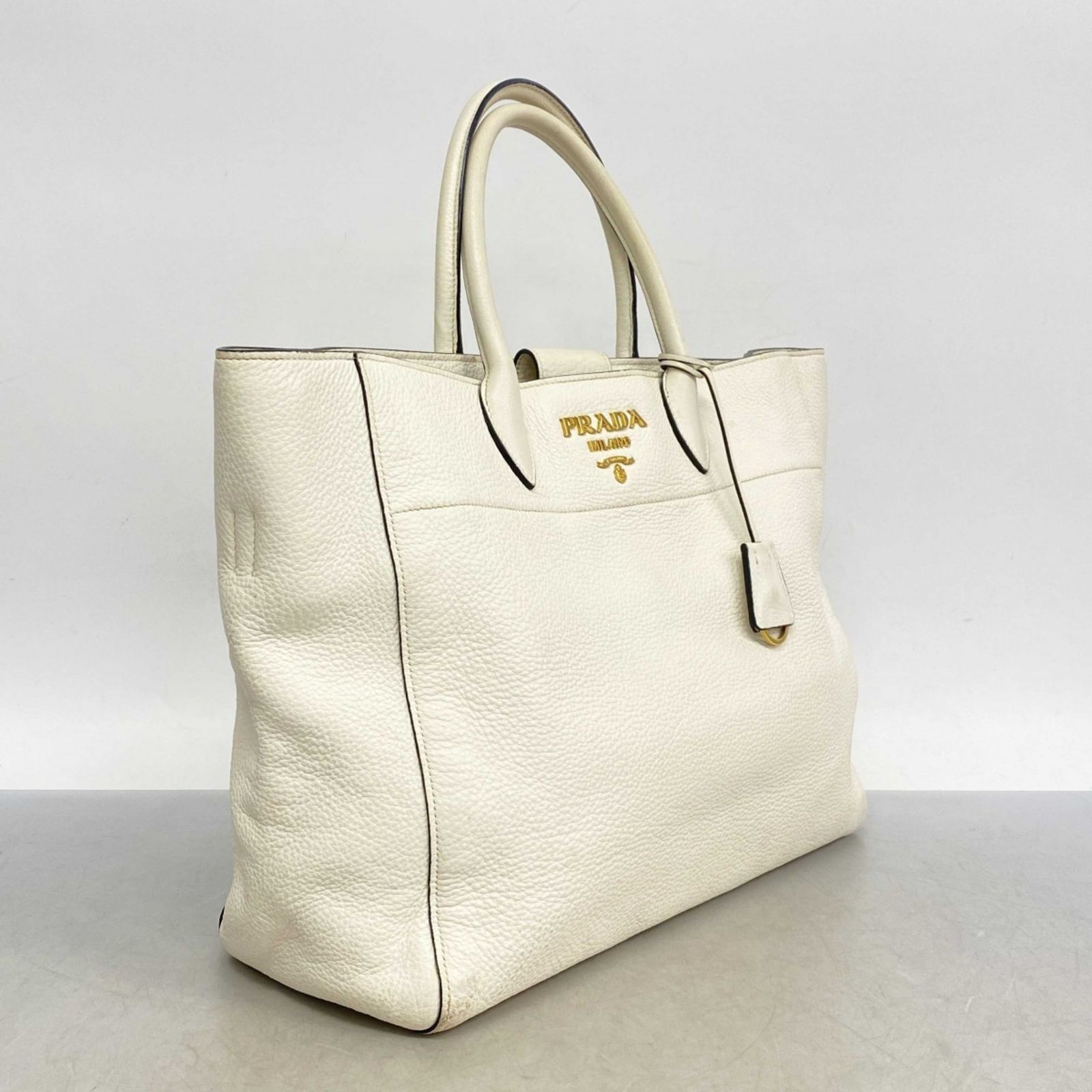 プラダ Prada プラダ ハンドバッグ レザー ホワイト レディース