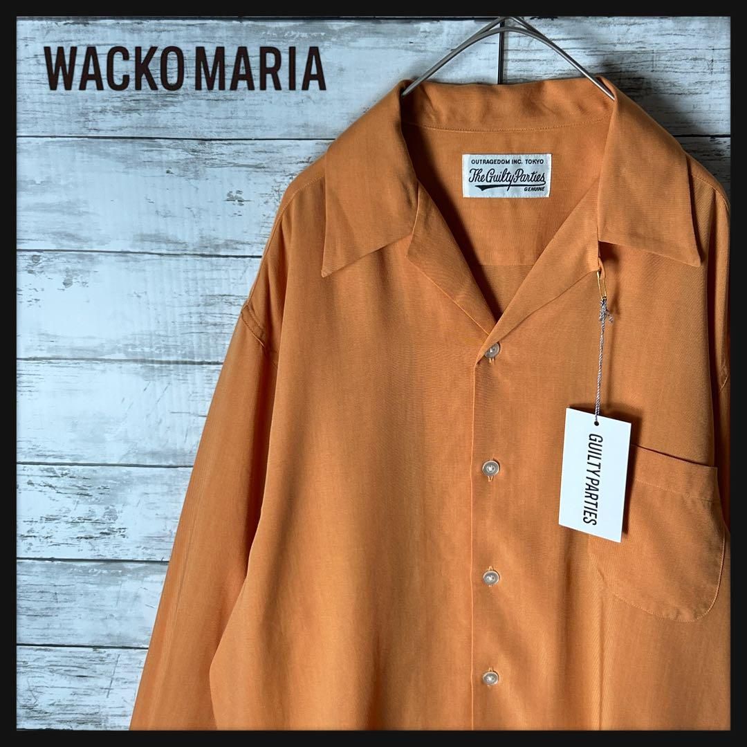 03432M のみ ワコマリア WACKO MARIA 50 S オープン 長袖 シャツ