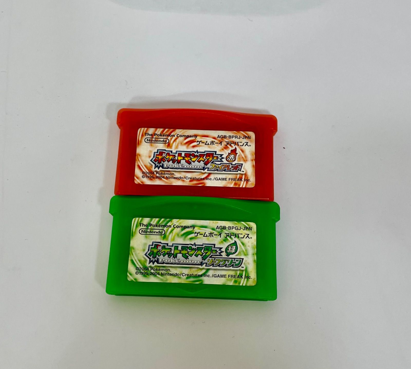 ゲームボーイアドバンス - 05　ゲームボーイアドバンス　ファイアーレッド、リーフグリーン 中古】ゲームボーイアドバンス ポケモン ファイアレッド リーフ