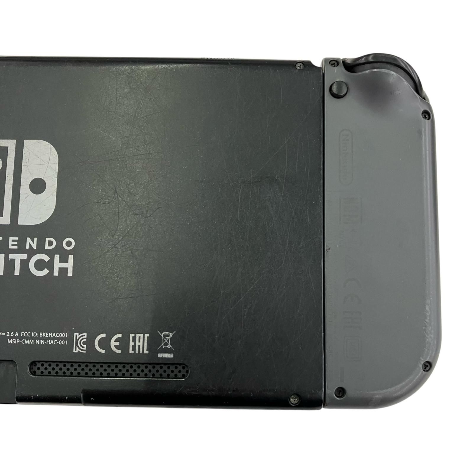 中古品 ゲーム Nintendo switch ニンテンドースイッチ 本体 HAC-001(-01) 動作品 ジョイコン グレー 周辺機器あり 中古品 ゲーム Nintendo switch ニンテンドースイッチ 本体 HAC