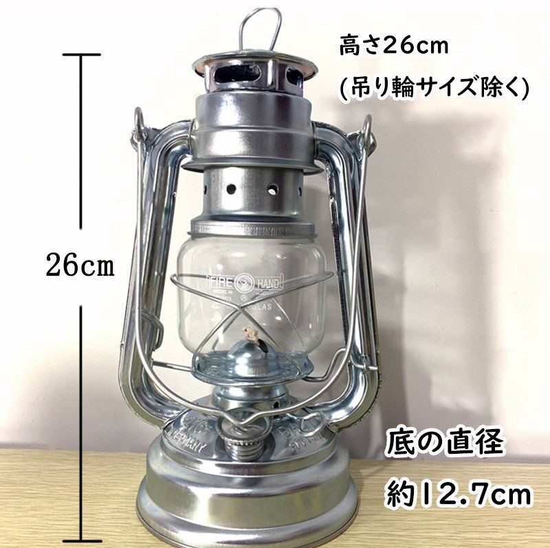 Cywinfow ランタン 灯油ランプ おめでたい ビンテージ灯油ランプ パラフィンオイルランプ L392 (透明 - ゴールド)