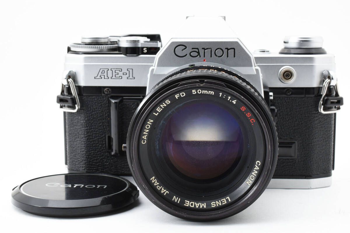 ☆良品・動作確認済み☆ キヤノン Canon AE-1 シルバー LENS Caonn FD