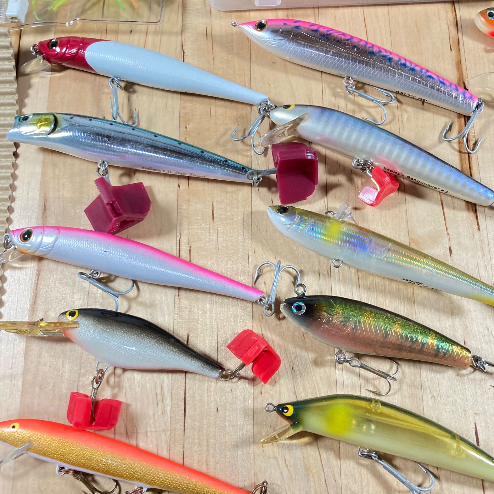 ルアー大量セット MEIHO収納ケース付