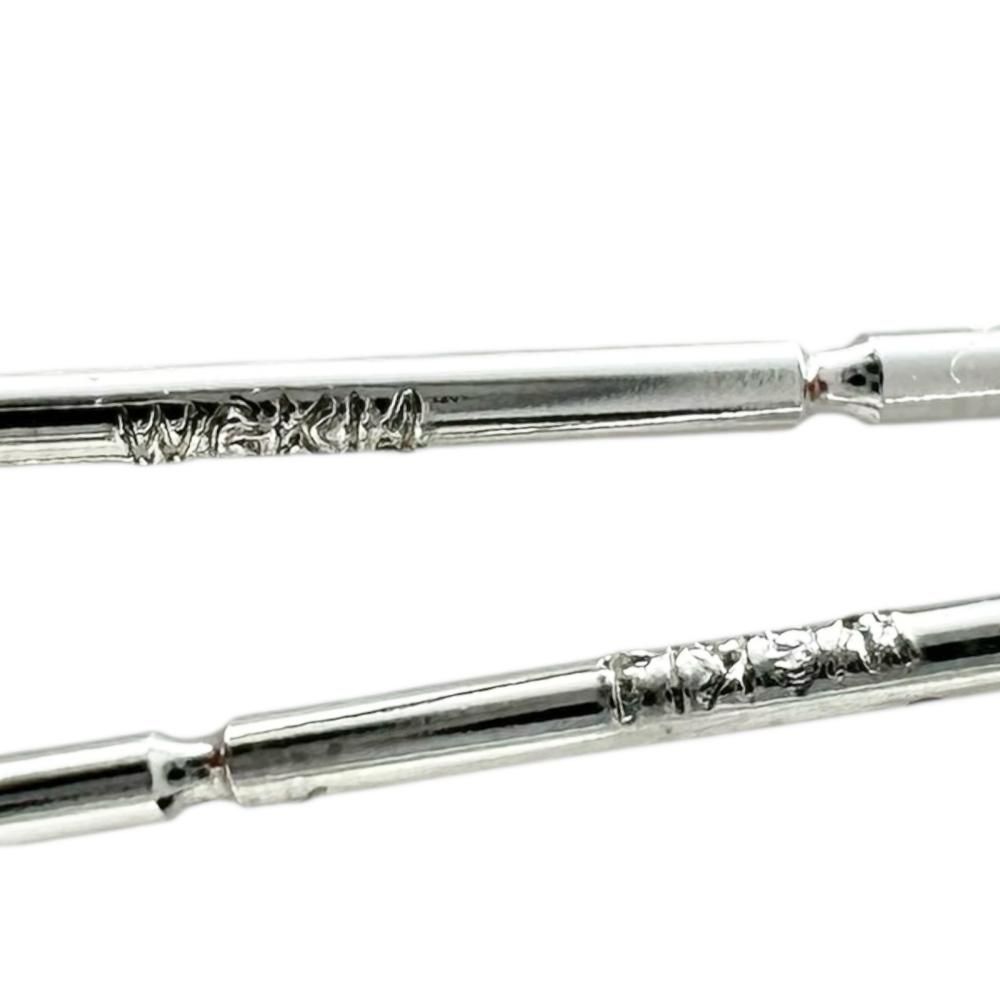 赤珊瑚4.5mm ピアス K14WGホワイトゴールド 14金 0.1g