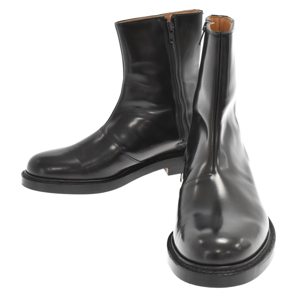VETEMENTS ヴェトモン ×Church's SHANNON BOOT V ヴェトモン チャーチ シャノン シルバーパーツ付き サイドジップブーツ ブラック VETEMENTS (ヴェトモン) ×Church's SHANNON BOOT V ヴェトモン