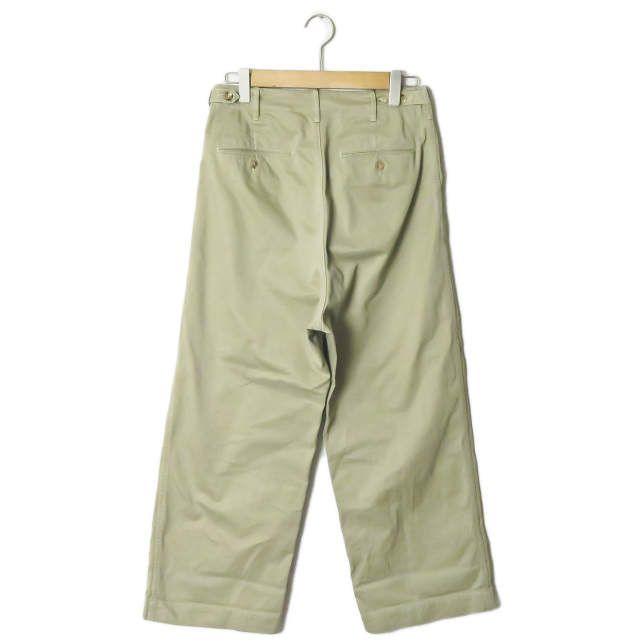 AURALEE オーラリー 日本製 WASHED FINX CHINO WIDE PANTS ウォッシュドフィンクスチノワイドパンツ A7AP01CN  4 LIGHT KHAKI ライトカーキ コットン ボトムス g8939 - メルカリ