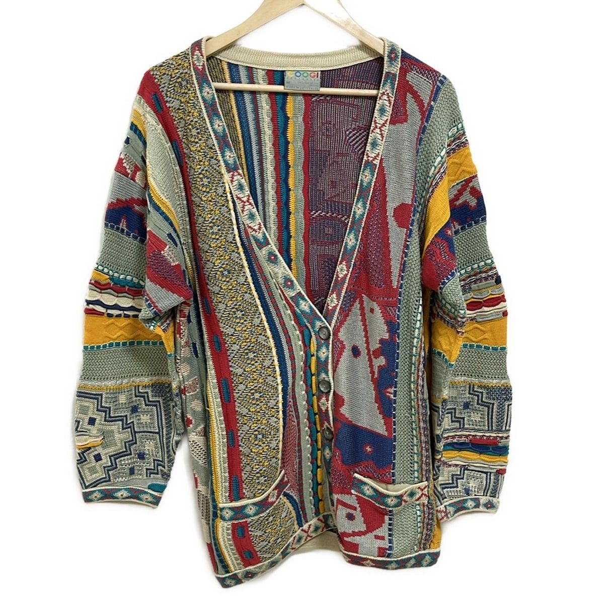 COOGI カラフルカーディガン Mサイズ COOGI/CUGGI(クージー) カーディガン サイズM レディース