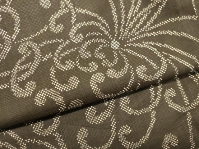 平和屋着物○本場大島紬 7マルキ 乱菊 若山絹織物謹製 証紙付き 正絹  