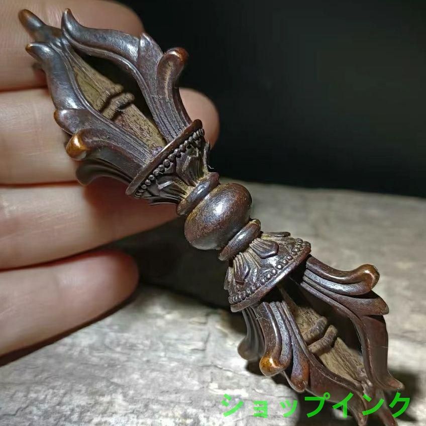 銅 細工 チベット 密宗密教 法器 金剛杵 仏具 辟邪 仏教美術品