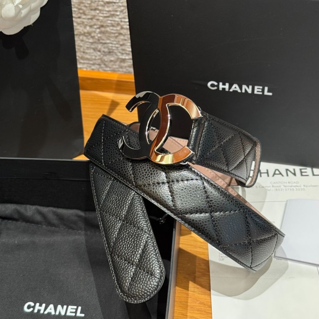 【TM10-300-10】シャネル ロゴ バックル レディース ベルト TM10-300-10】シャネル ロゴ バックル レディース ベルト