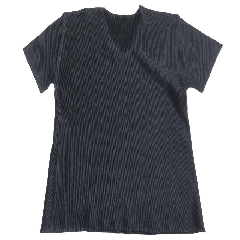 ISSEY MIYAKE 半袖プリーツ加工　カットソー 美品】イッセイミヤケメン プリーツ半袖カットソー Tシャツ 絞り