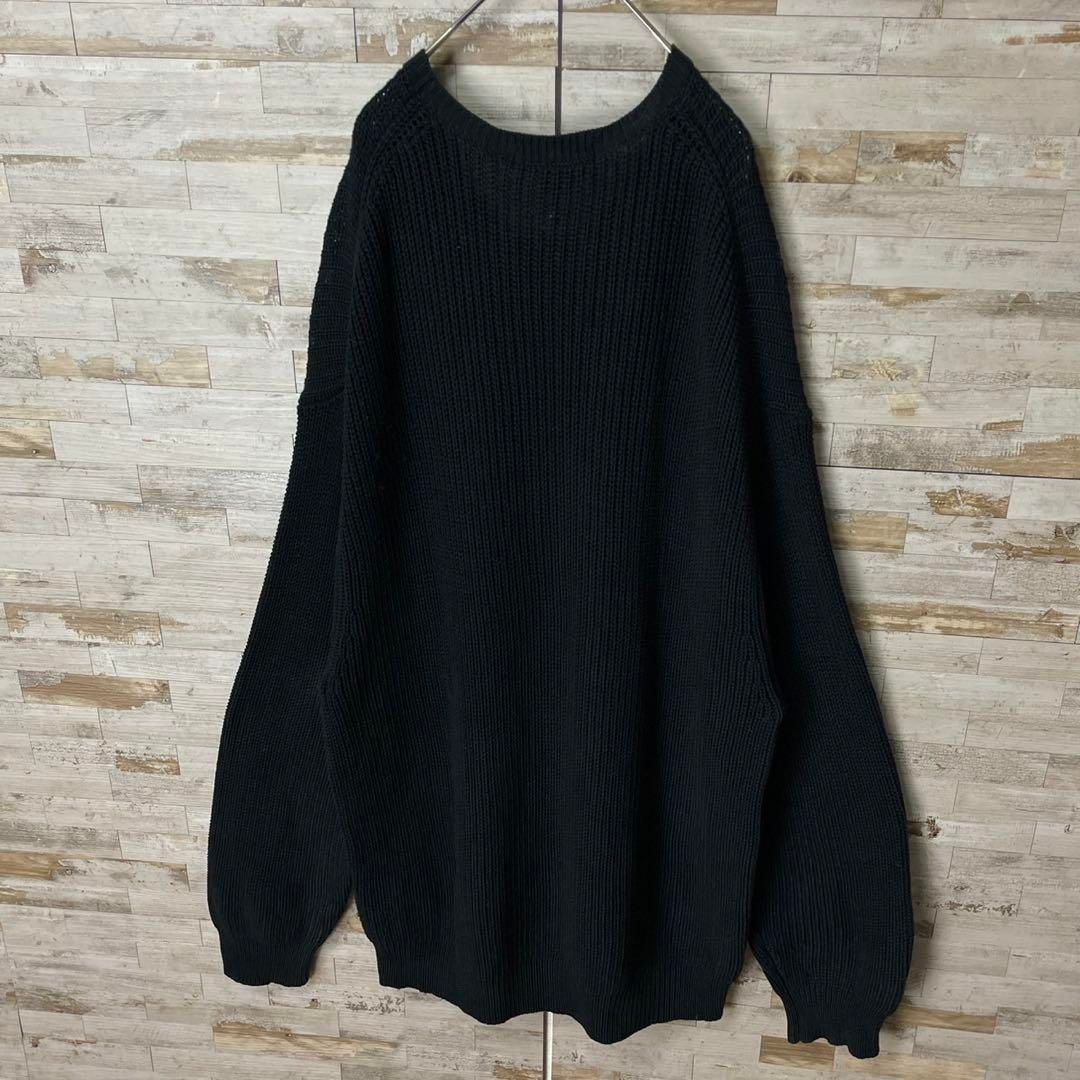 03144 U ブラック シュプリーム Supreme スモールボックスロゴ 綿 ニット 23FW WWW_SMP1DAWEKUDUS_SCH_ID