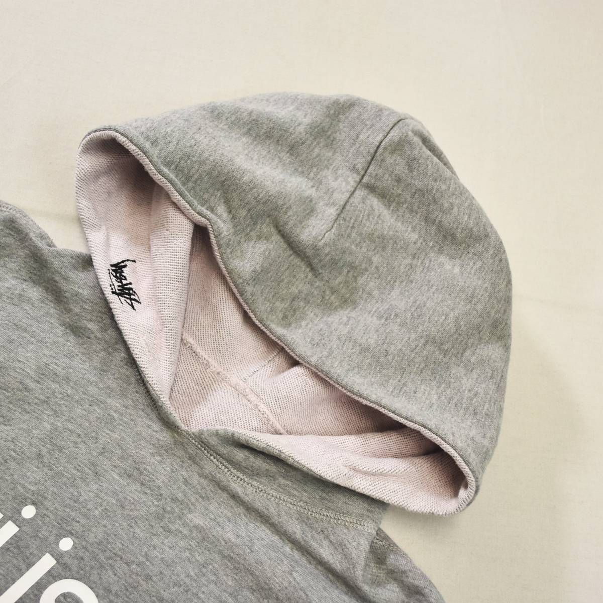 STUSSY ステューシー メンズ パーカー グレー M ストリート STUSSY