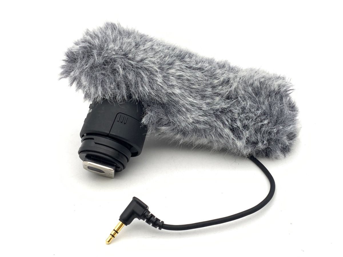 【美品】SONY ショットガンマイクロホン ウインドジャマー SONY ECM-B10 マイク ウィンドジャマー付き（≪人気≫ソニー