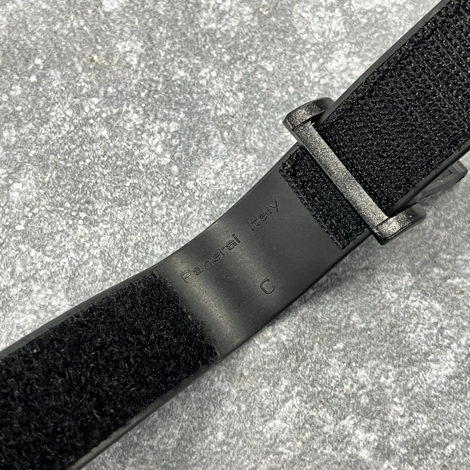 ◎J129【美品】パネライ 純正ラバーベルト マジックテープ式 OFFICINE