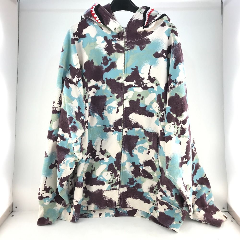 02w13745 アベイシングエイプ A BATHING APE Map Camo Shark