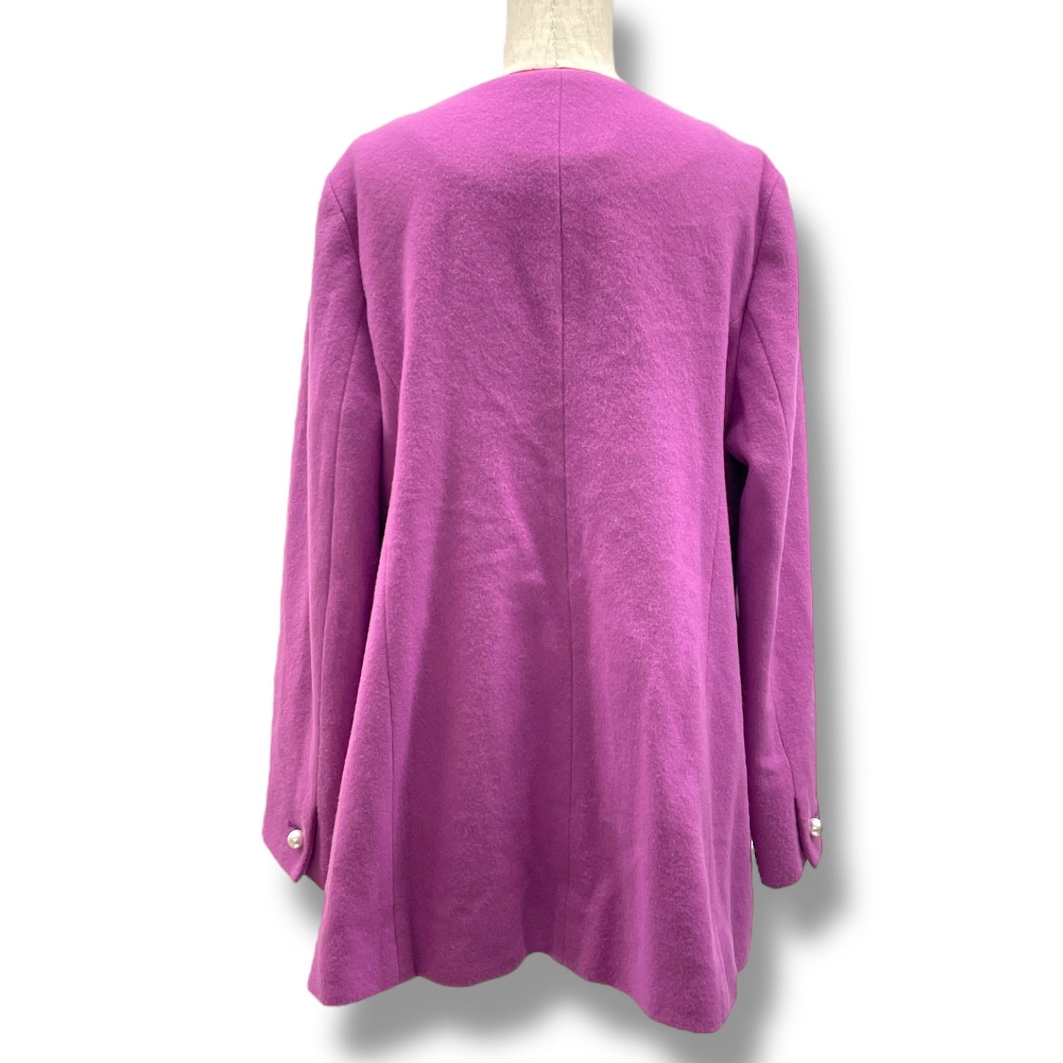 【こさいん】マーリエルカセット　パールボタンミドルコート 大きいサイズ 楽天市場】《大きいサイズ》パールボタンミドルコート／マーリエ ル