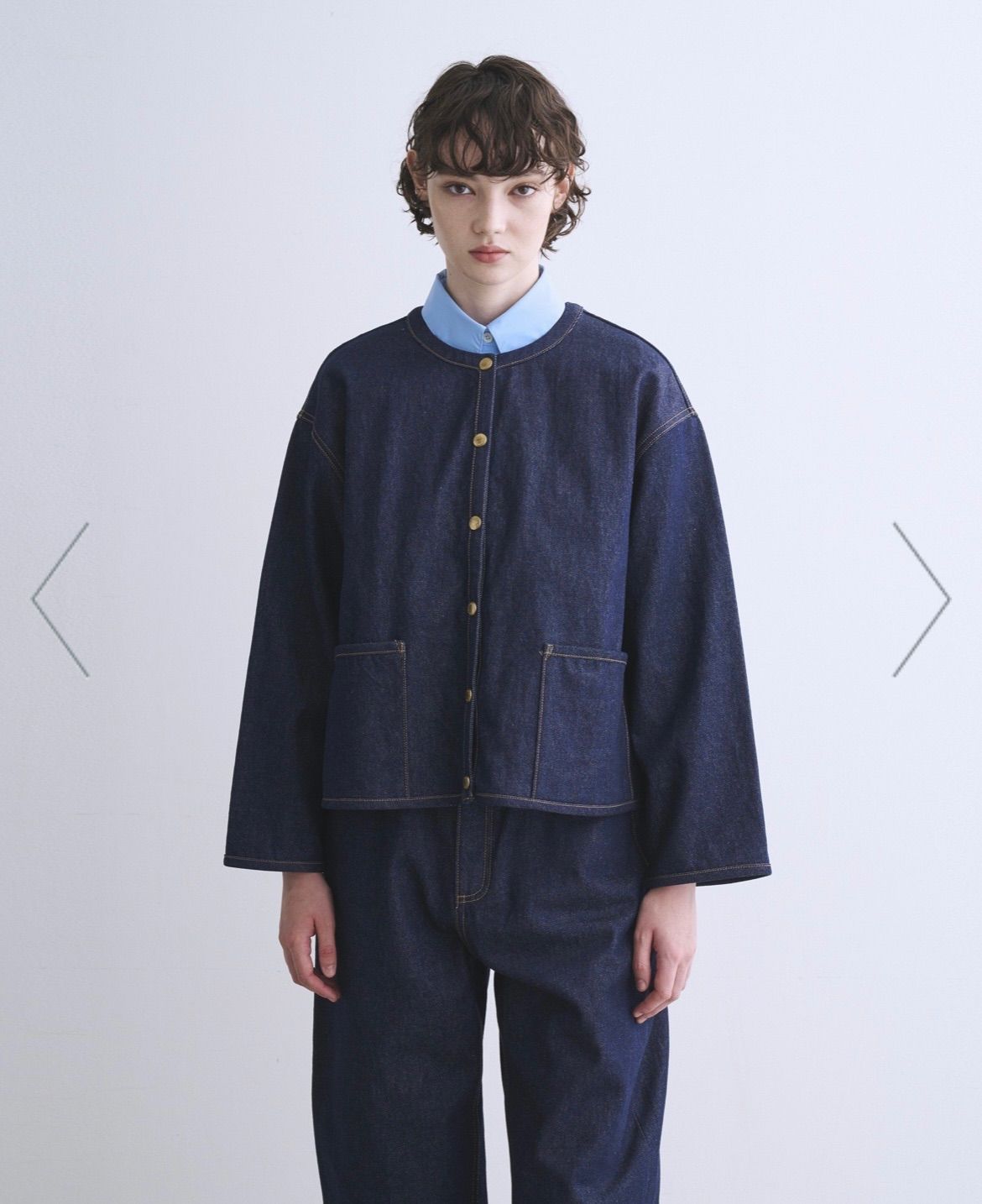 トラディショナルウェザーウェア アークリー Aライン デニムジャケット