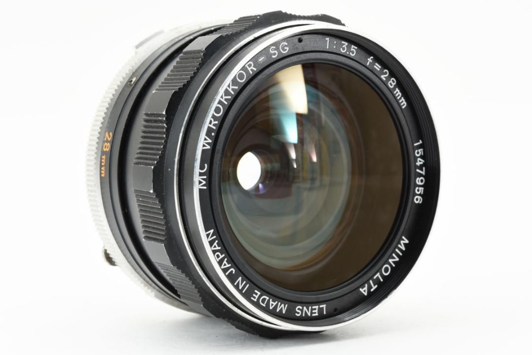 Minolta MC W.ROKKOR-SG 28mm F3.5 F081 - メルカリ