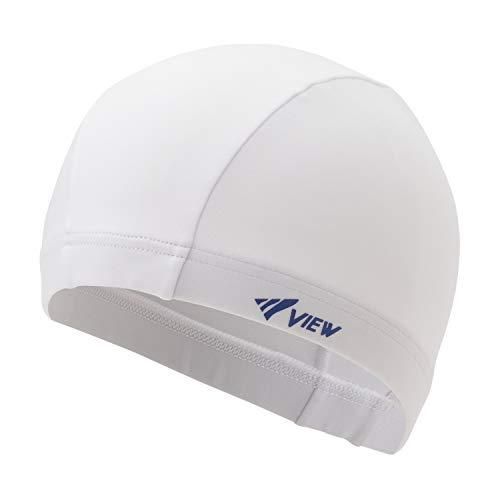 VIEW ビュー スイムキャップ スイミングキャップ ツーウェイトリコット ゆったりタイプ ホワイト V154 W