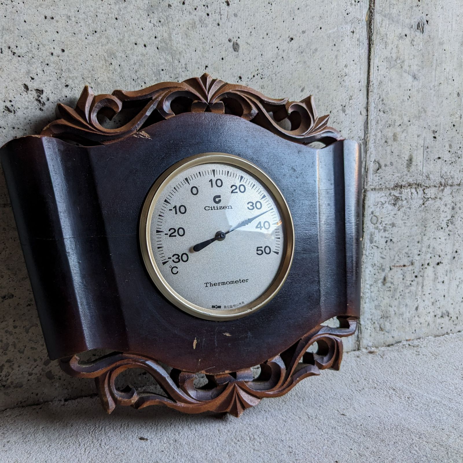アンティーク　CITIZEN シチズン　温度計　昭和レトロ　古道具 アンティーク CITIZEN シチズン 温度計 昭和レトロ 古道具 【公式通販】