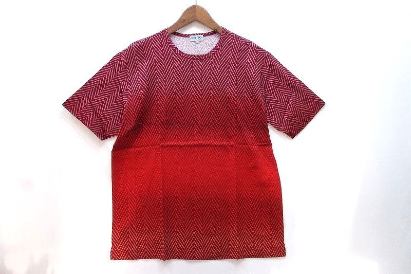 KENZO ケンゾー  HOMME 半袖Tシャツ メンズ  F 赤系/グラデーション