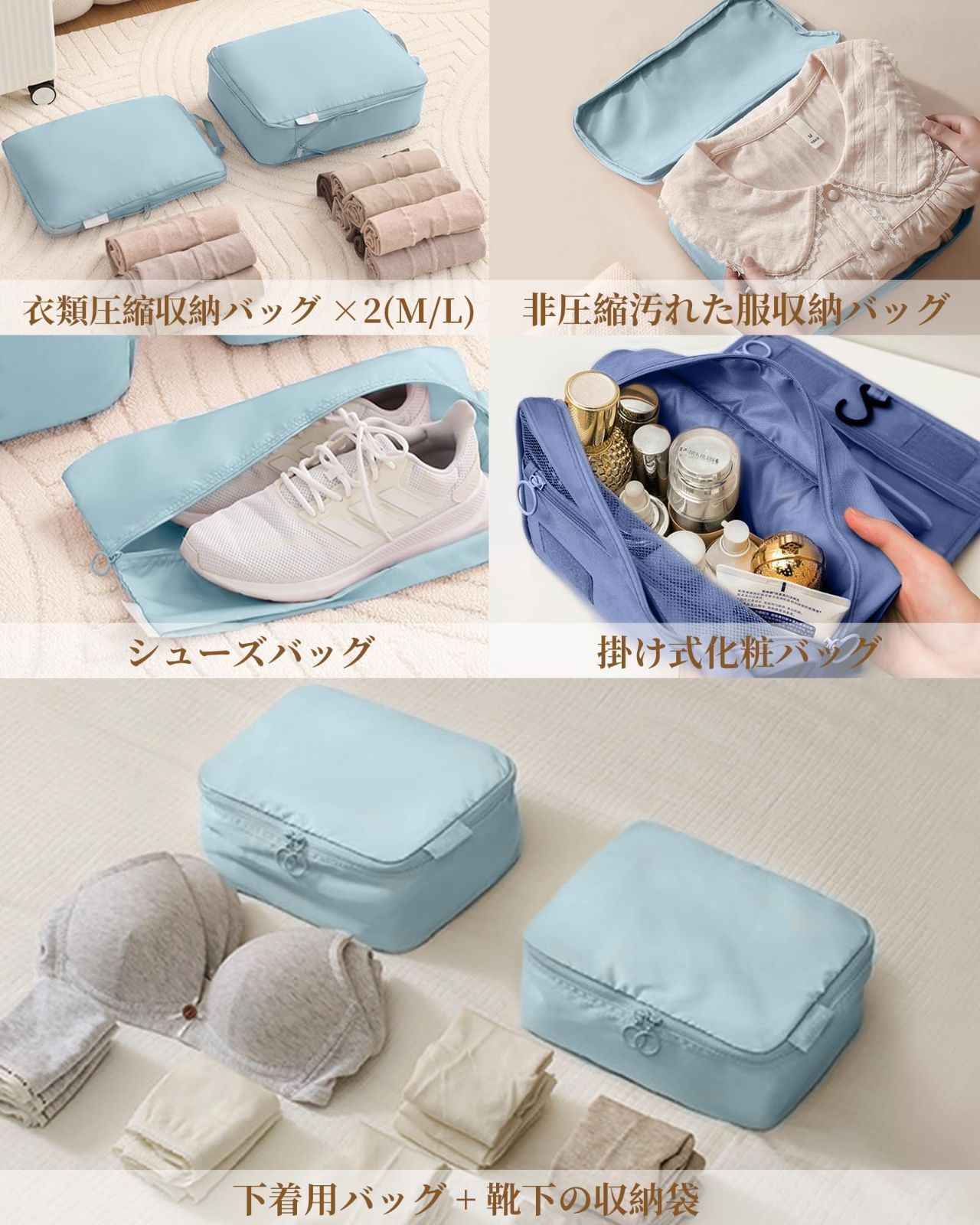 軽量 スーツケース仕分け