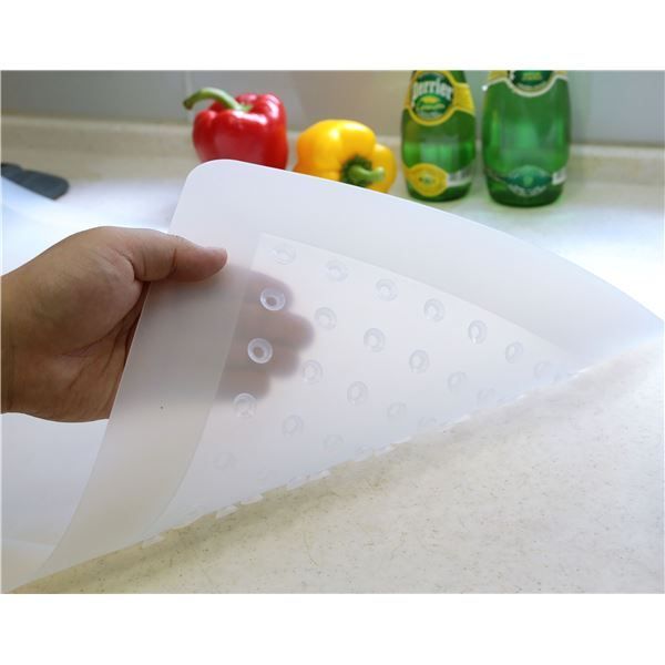 キッチン用 半透明保護マット 超特大 約80 x 60 cm