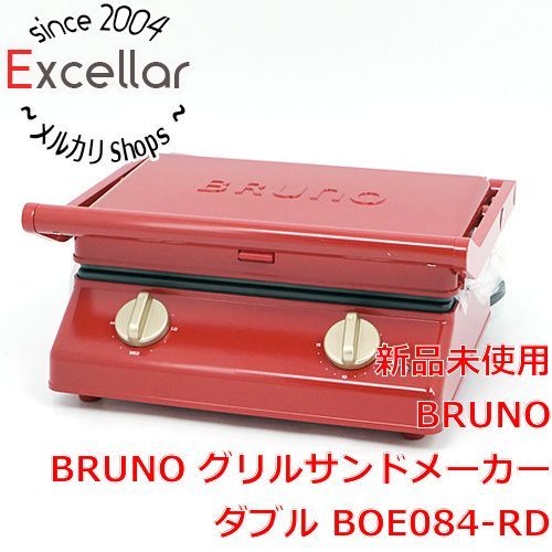 BRUNO グリルサンドメーカーダブル レッド BRUNO Grill Sand Maker